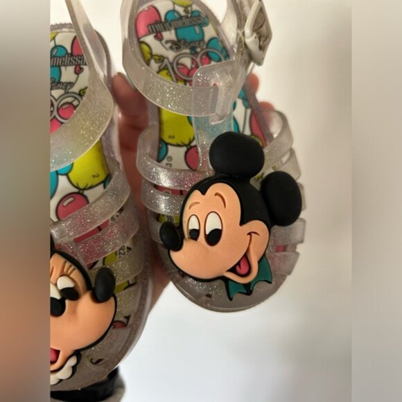 Mini Melissa Cartoon Mouse Jelly Shoes Kid Sandals Shoes US8 - Picture 7 of 9